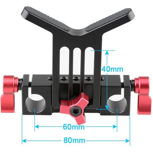 CAMVATE Adjustable Lens Support for 15mm Rods