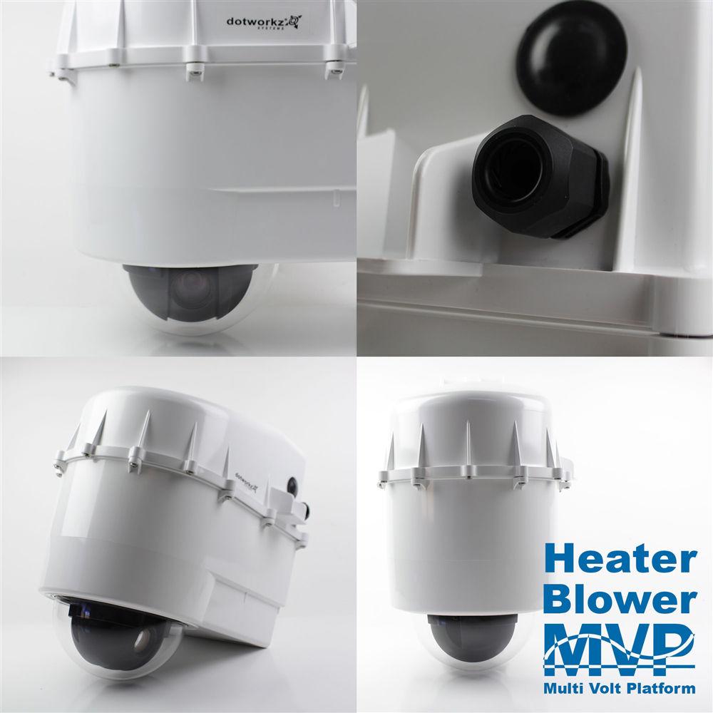 Dotworkz D3 Heater Blower Camera Enclosure with MVP and Tinted Lens
