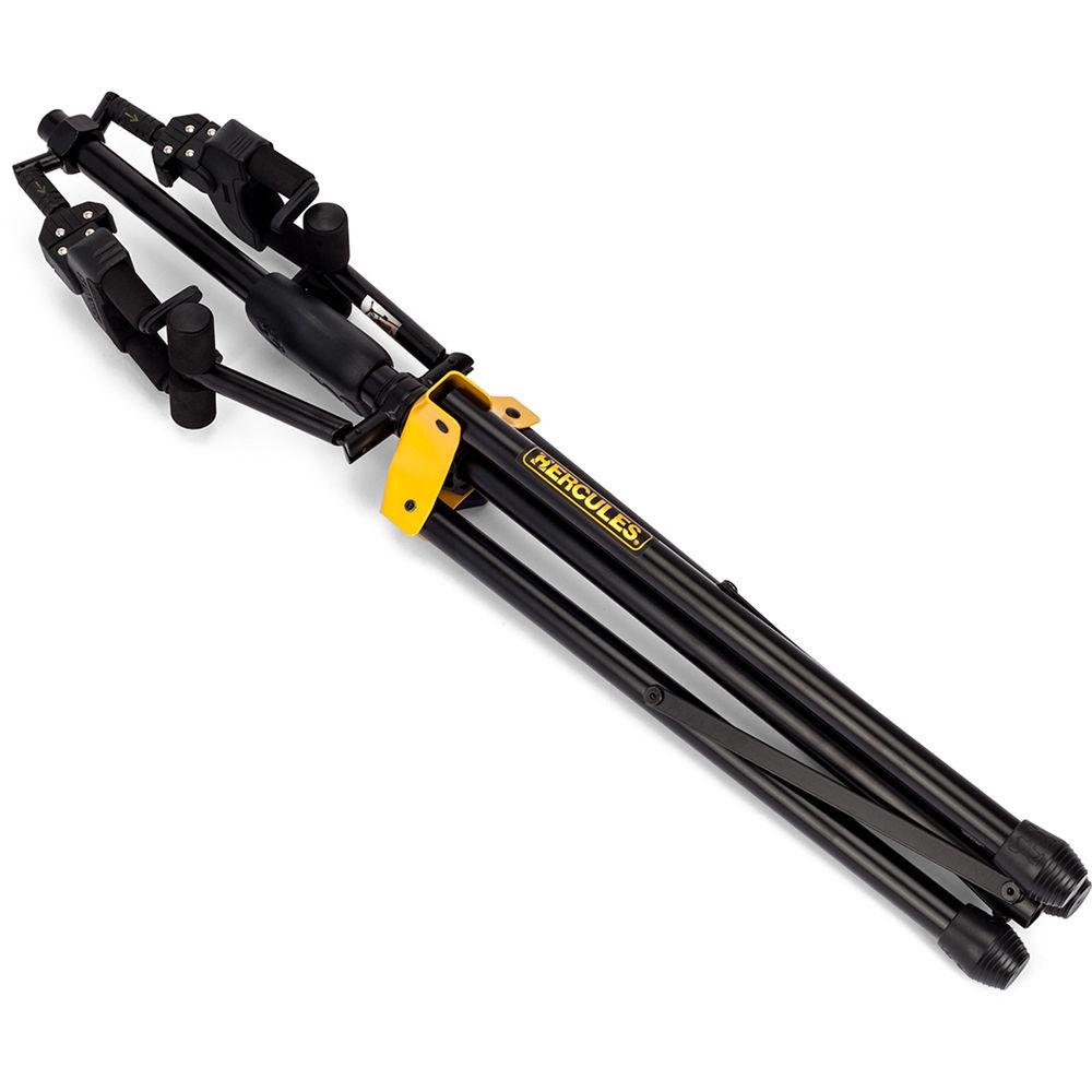 HERCULES Stands Auto Grip System AGS Duo Guitar Stand with Foldable Backrest