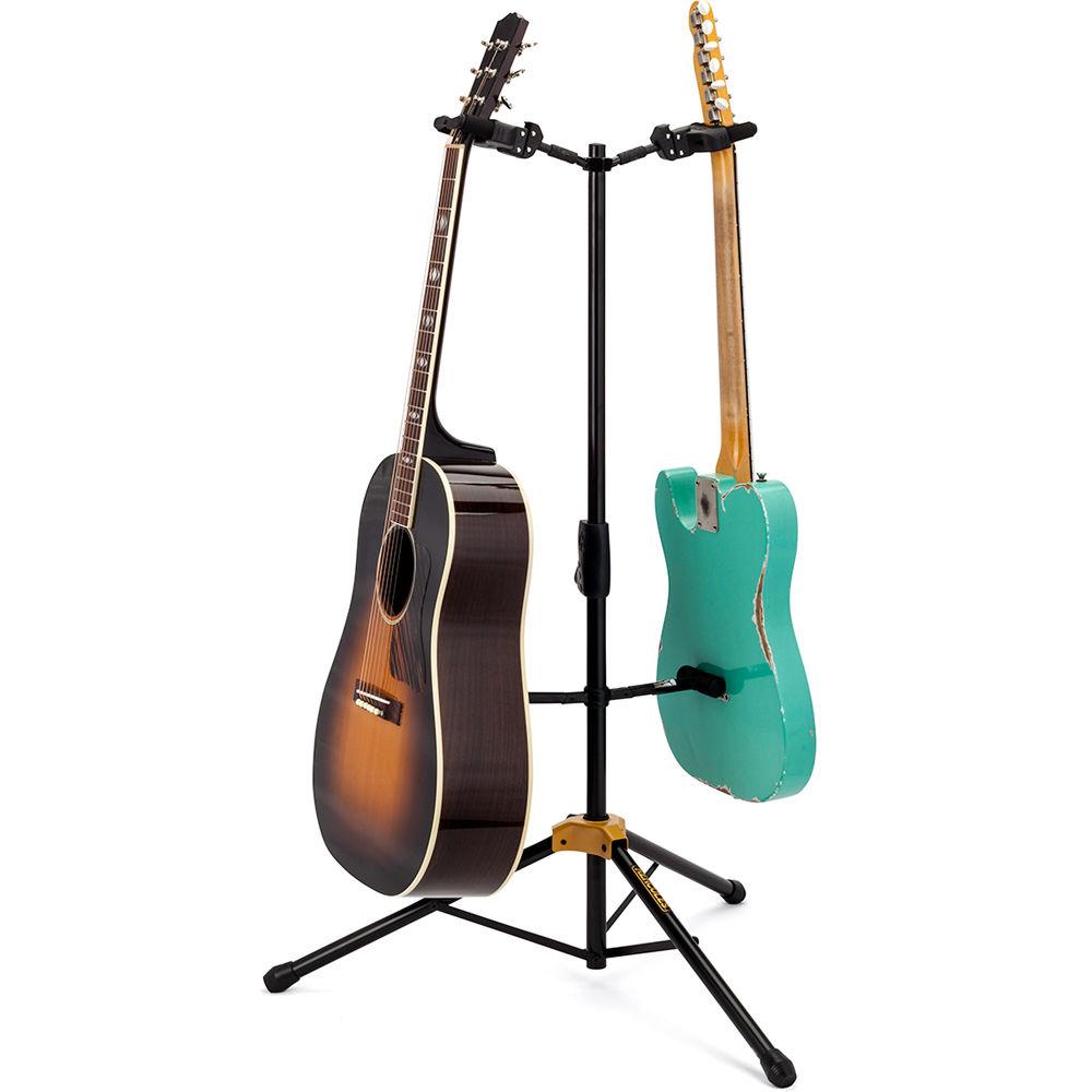 HERCULES Stands Auto Grip System AGS Duo Guitar Stand with Foldable Backrest