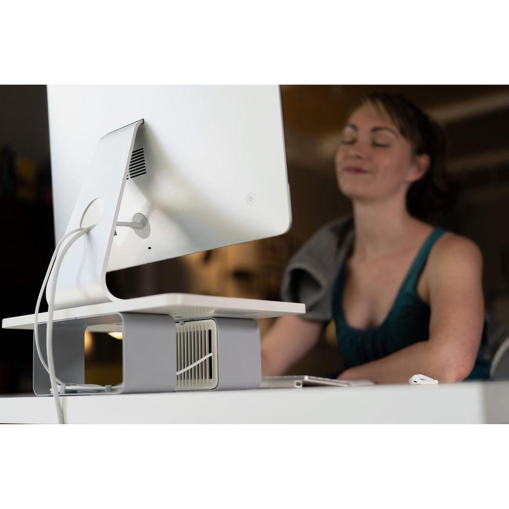 Kensington CoolView Wellness Monitor Stand with Desk Fan