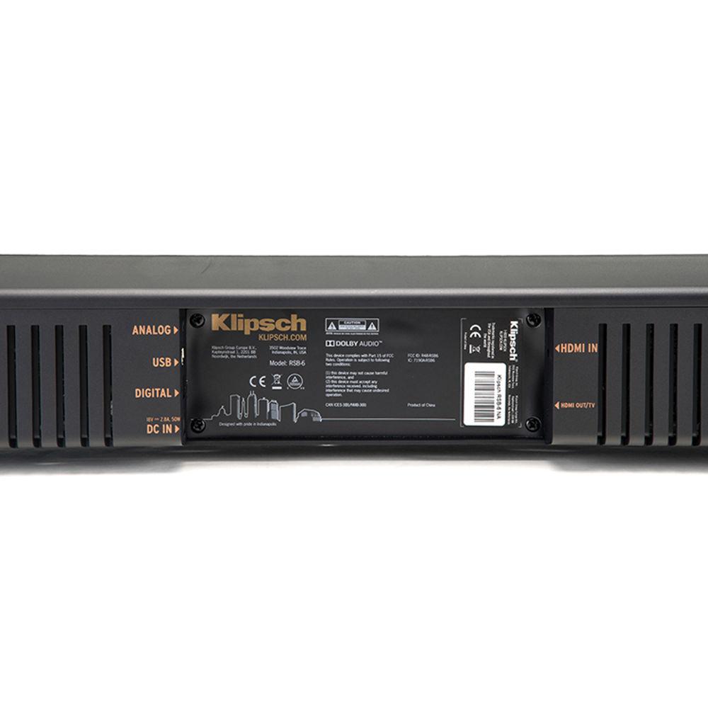 Klipsch Stream Reference RSB-8 100W 2.1-Channel Wireless Soundbar System