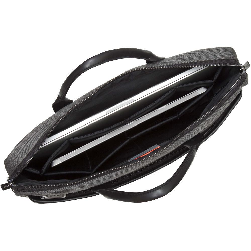 KNOMO USA 15.6" Princeton Laptop Briefcase