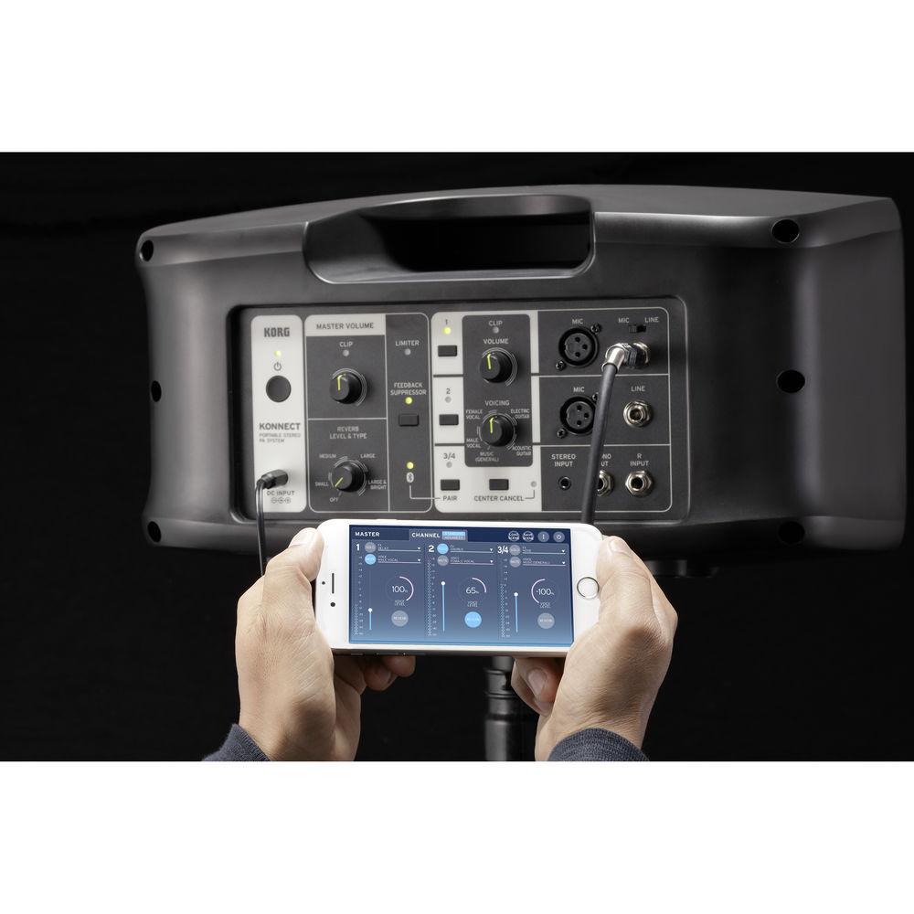 Korg Konnect Portable Stereo PA System with Bluetooth