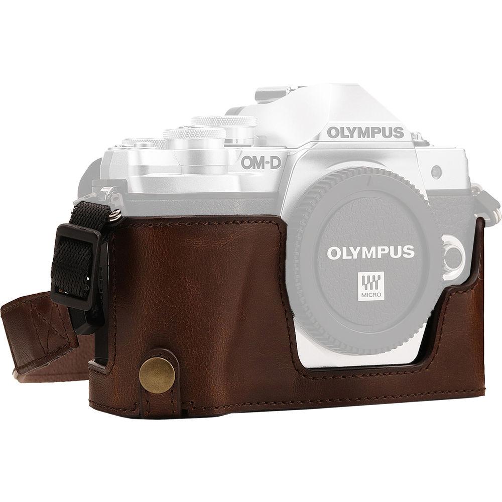 MegaGear Ever Ready Half Case and Strap for Olympus OM-D E-M10 Mark III