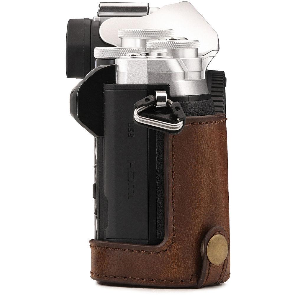 MegaGear Ever Ready Half Case and Strap for Olympus OM-D E-M10 Mark III