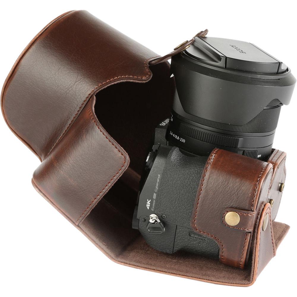 MegaGear Ever Ready Leather Camera Case for Sony Cyber-shot DSC-RX10 III