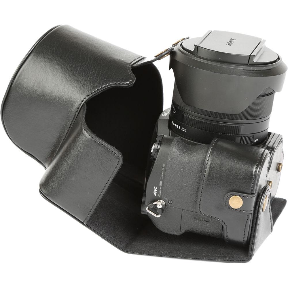 MegaGear Ever Ready Leather Camera Case for Sony Cyber-shot DSC-RX10 III