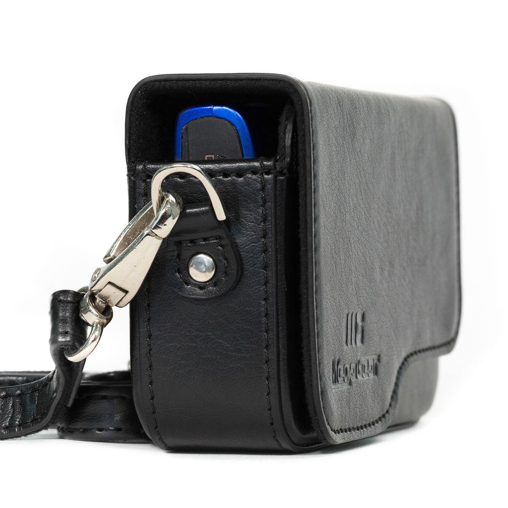 MegaGear Leather Case with Strap for Select Canon PowerShot Cameras