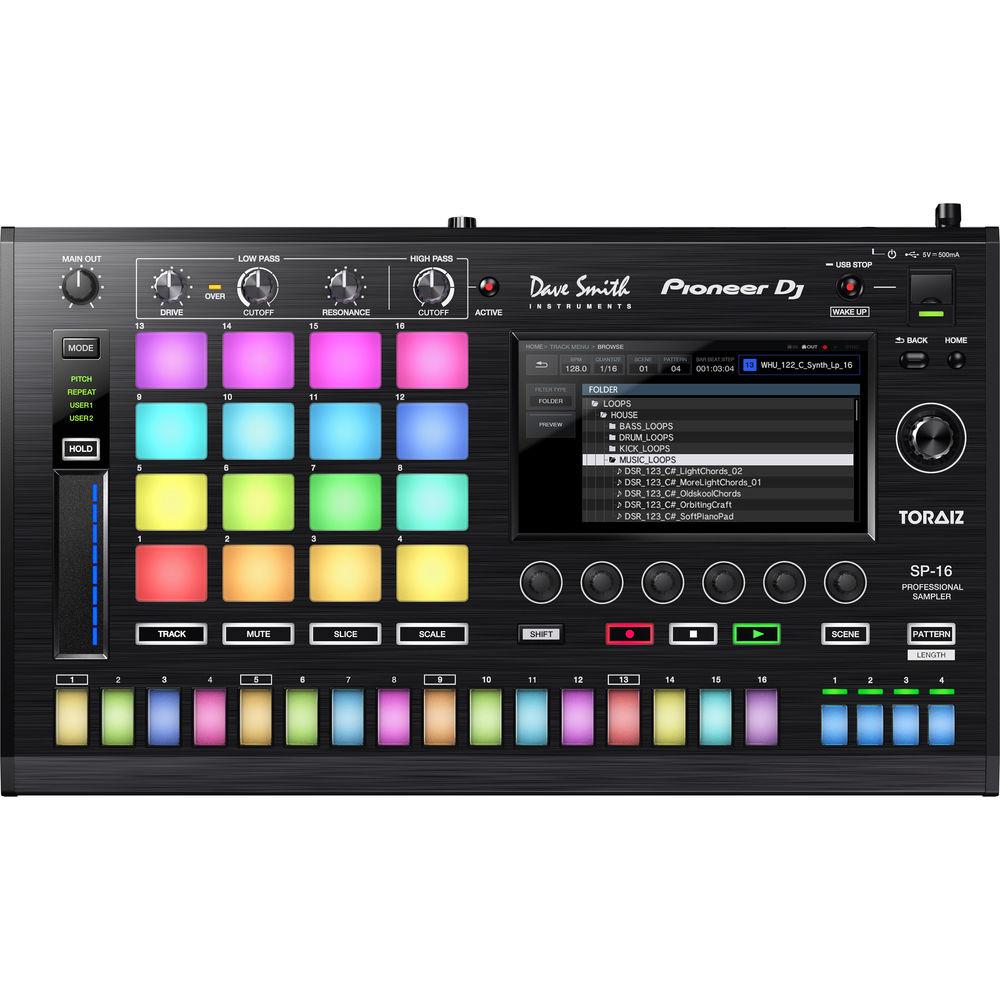 Pioneer DJ Toraiz SP-16 Professional Sampler - Dave Smith Instruments