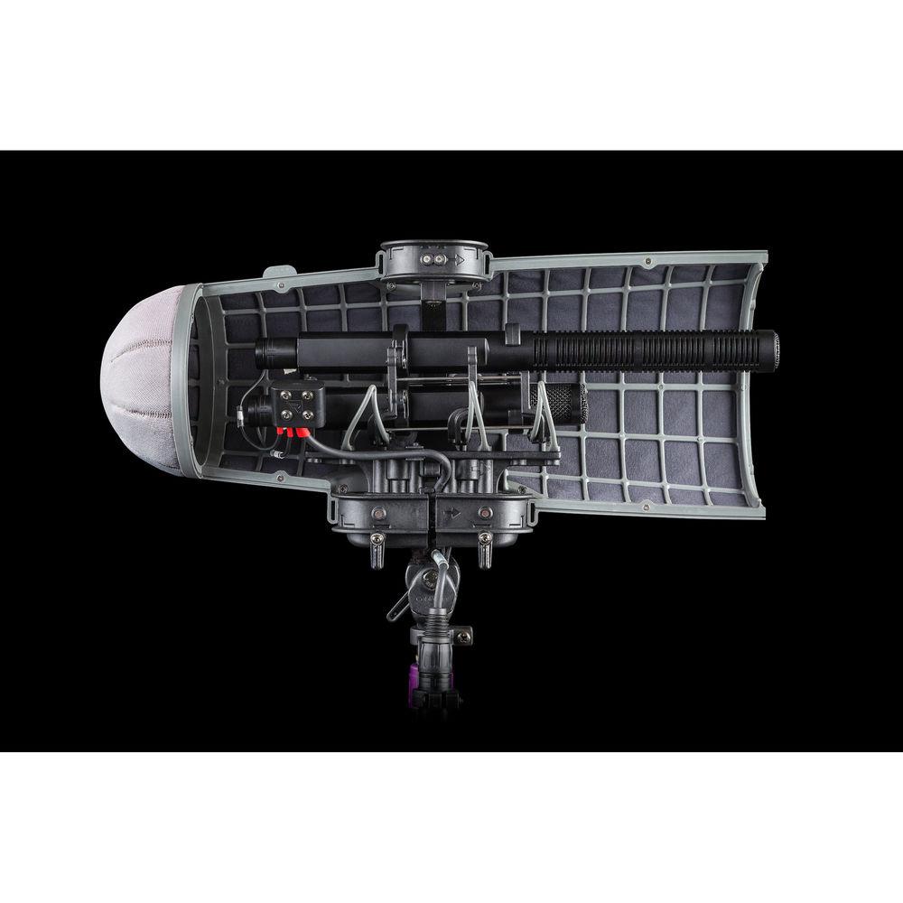 Rycote Stereo Cyclone MS Kit 12 Windshield System for Sennheiser MKH 30 and MKH 60