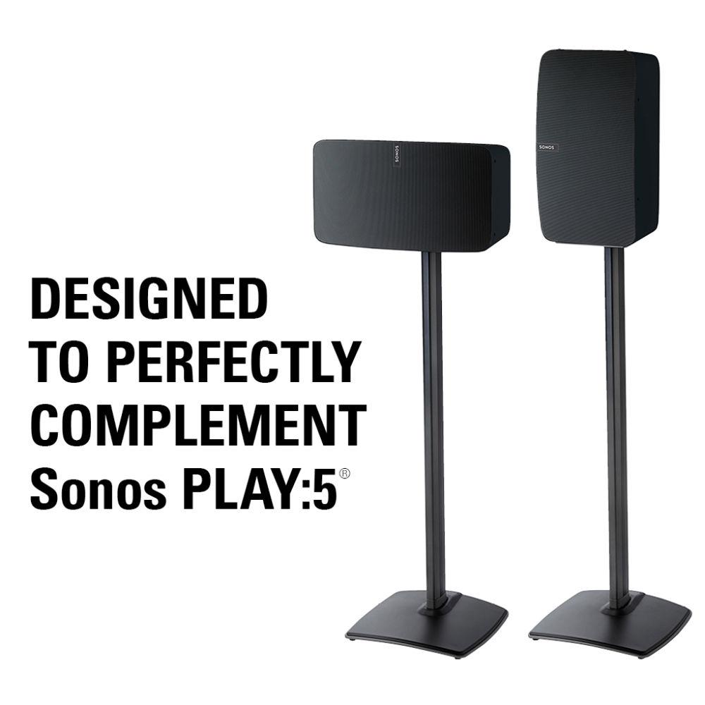 SANUS WSS51 Wireless Speaker Stand for the Sonos PLAY:5