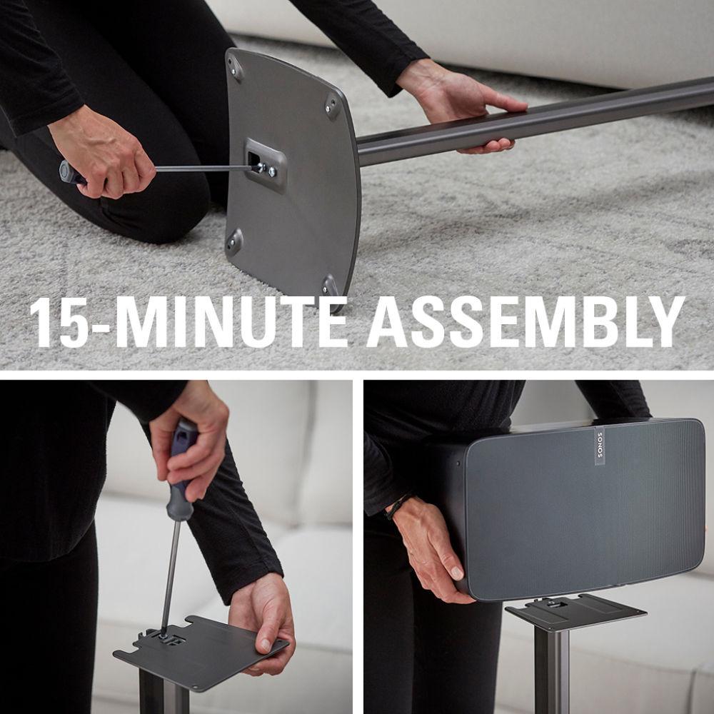 SANUS WSS51 Wireless Speaker Stand for the Sonos PLAY:5