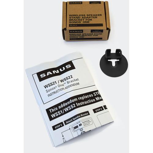 SANUS WSSKIT Sonos One Adapter Bracket for the WSS1 & WSS2 Speaker Stand