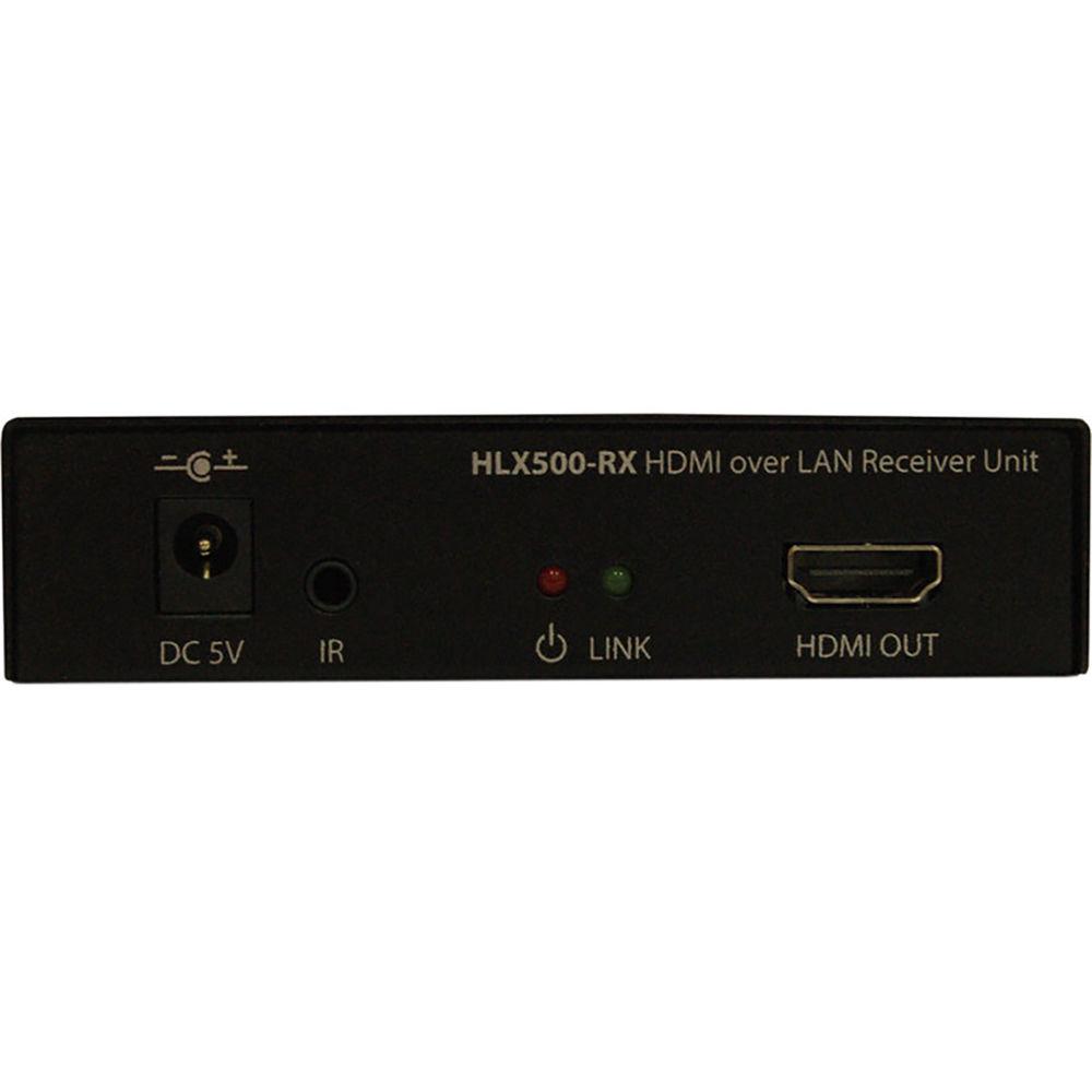 Smart-AVI HLX-RX500S Chainable HDMI Extender Receiver with Power Supply