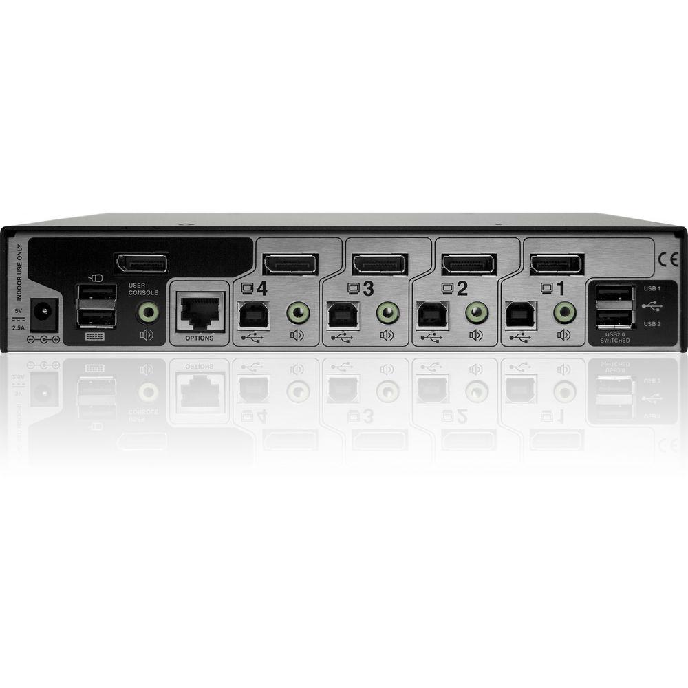 Adder ADDERView 4 PRO DisplayPort Video & Peripheral Switch, Adder, ADDERView, 4, PRO, DisplayPort, Video, &, Peripheral, Switch