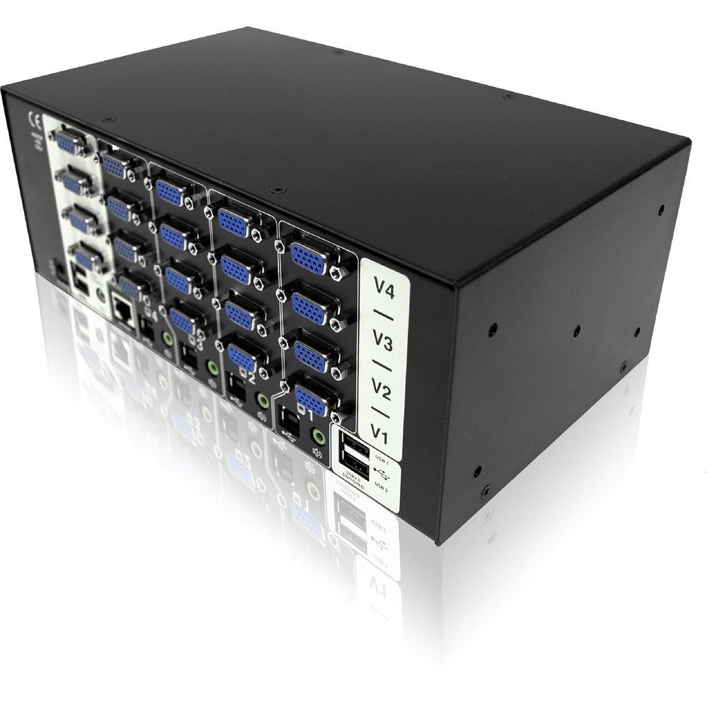 Adder ADDERView 4 PRO VGA Video & Peripheral Switch