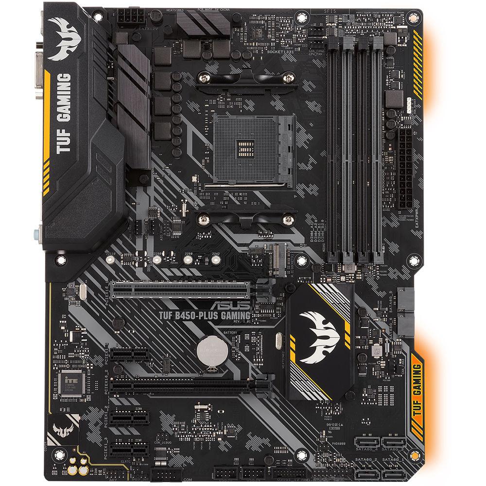 ASUS TUF B450-Plus Gaming AM4 ATX Motherboard