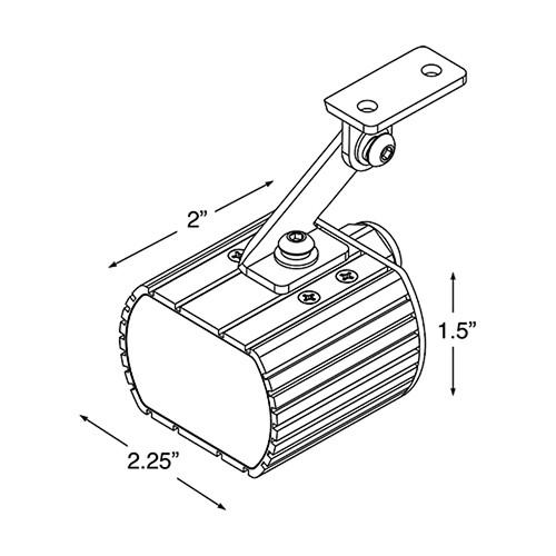 AXTON Nano Series AT-3M-B Compact Infrared Illuminator