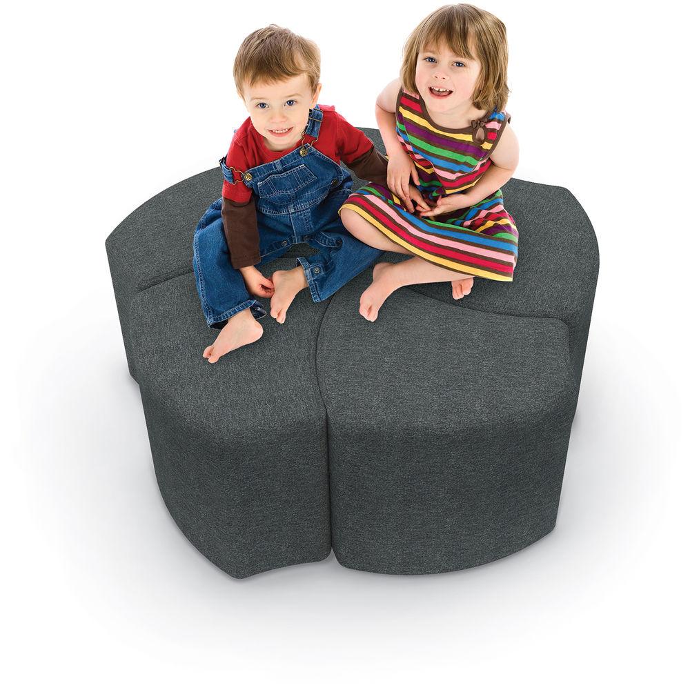 Balt Economy Shapes Upholstered Stool