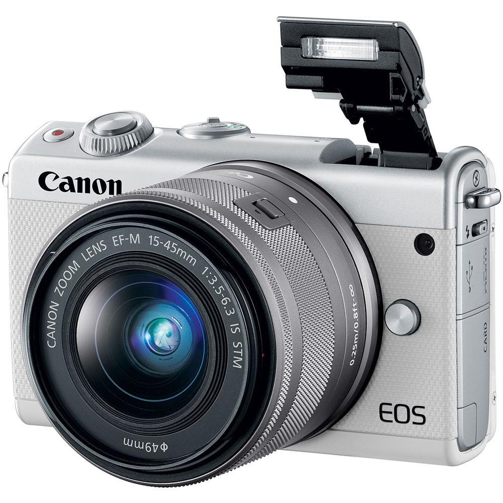 Canon EOS M100 Mirrorless Digital Camera with 15-45mm Lens
