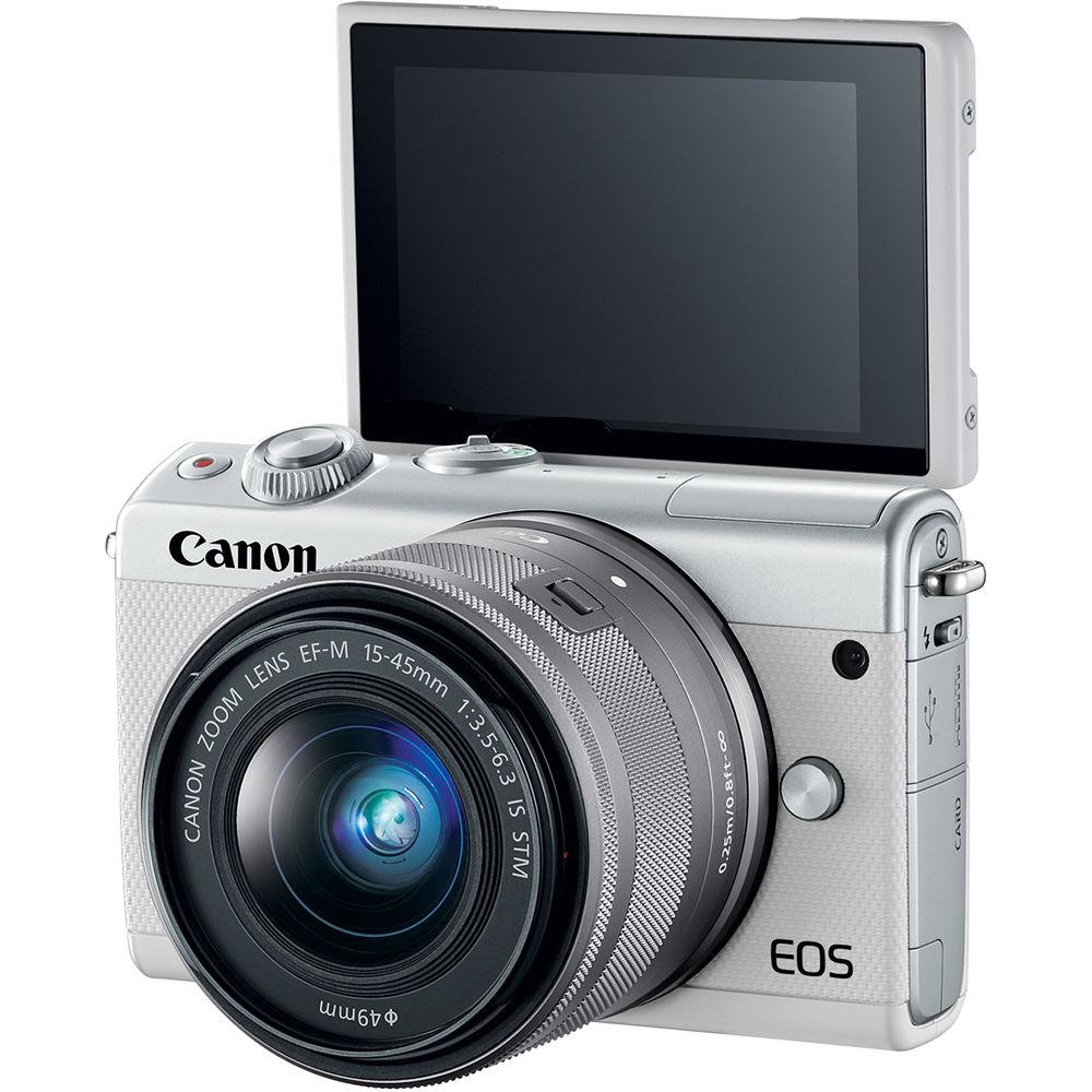 Canon EOS M100 Mirrorless Digital Camera with 15-45mm Lens