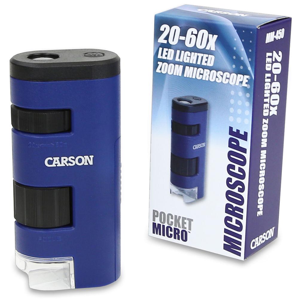 Carson MM-450 PocketMicro 20x-60x Pocket Microscope