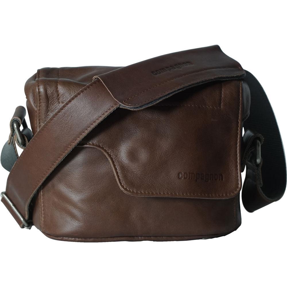 compagnon "The Nano Messenger" Leather Camera Bag