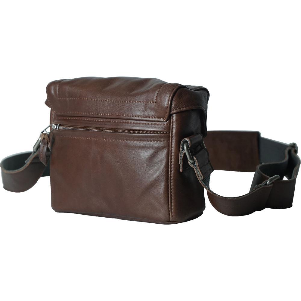 compagnon "The Nano Messenger" Leather Camera Bag