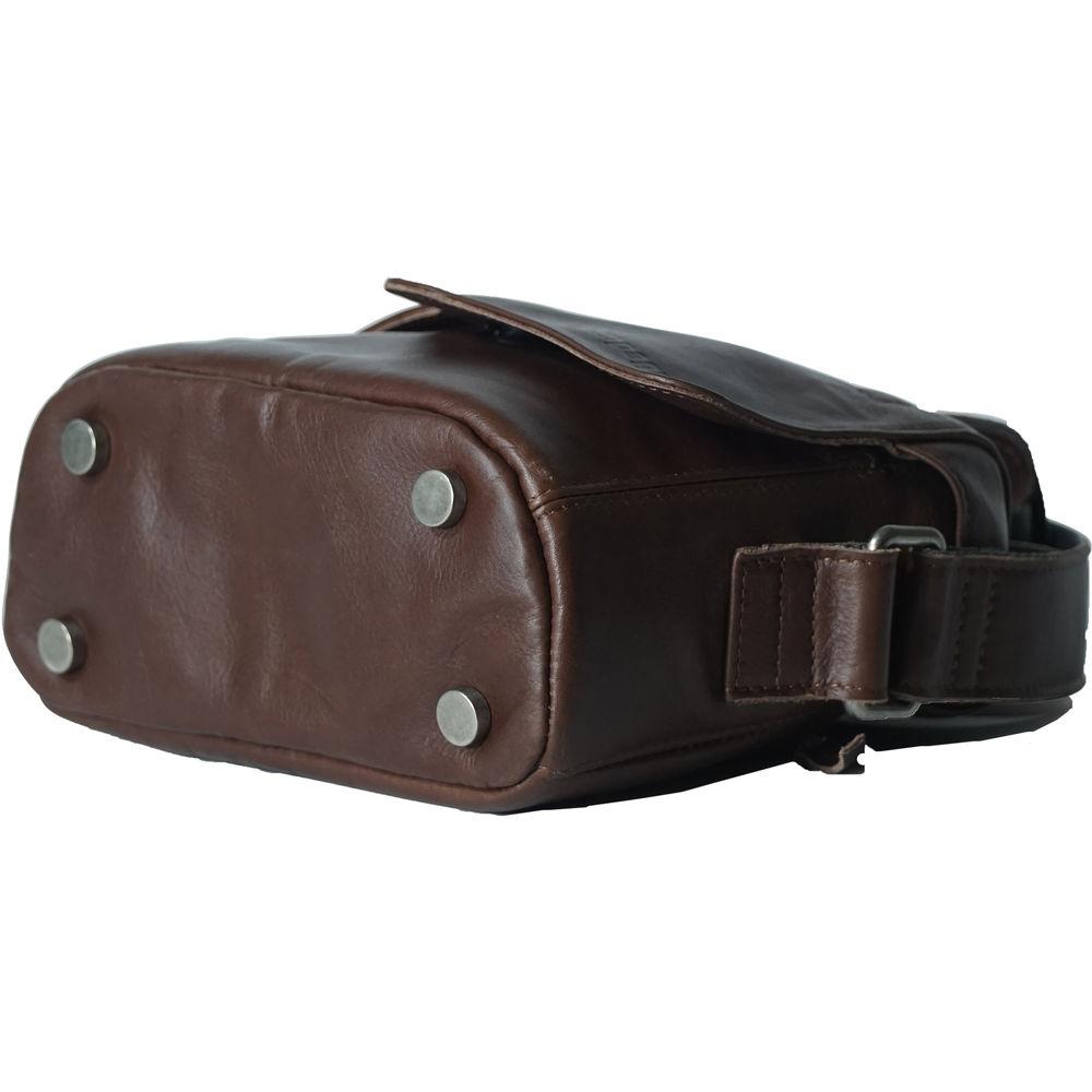 compagnon "The Nano Messenger" Leather Camera Bag