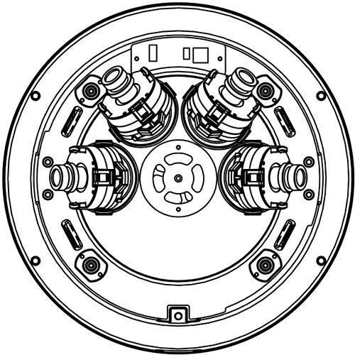 Digital Watchdog MEGApix Flex DWC-PVX16W4 16MP Multi-Sensor Outdoor Network Dome Camera with 4 x 4mm Lenses