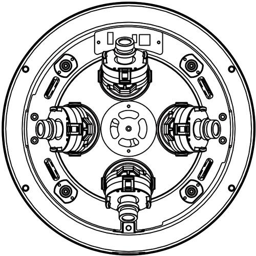 Digital Watchdog MEGApix Flex DWC-PVX16W4 16MP Multi-Sensor Outdoor Network Dome Camera with 4 x 4mm Lenses
