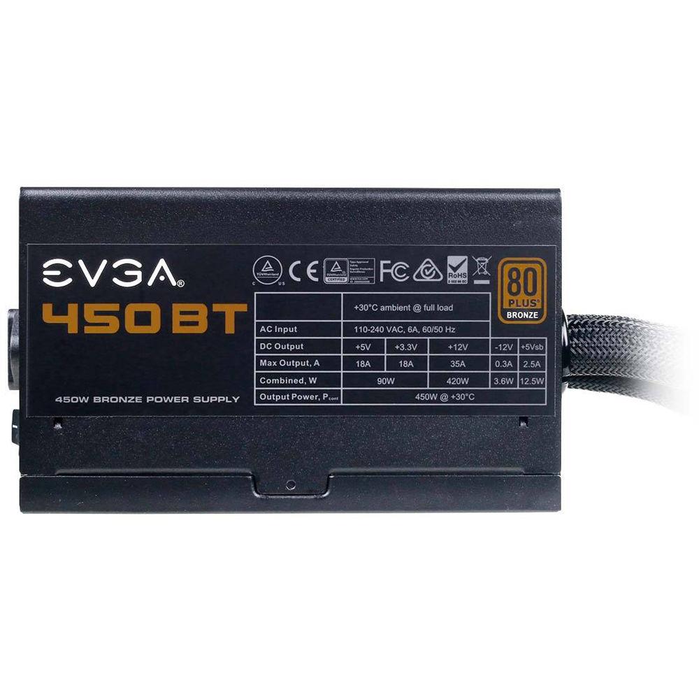 EVGA 450BT 450W 80 Plus Bronze Power Supply