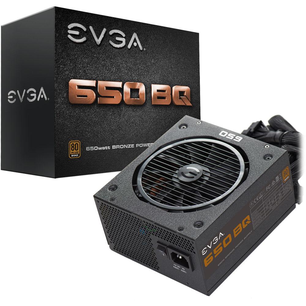 EVGA 650BQ 650W 80 Plus Bronze Power Supply