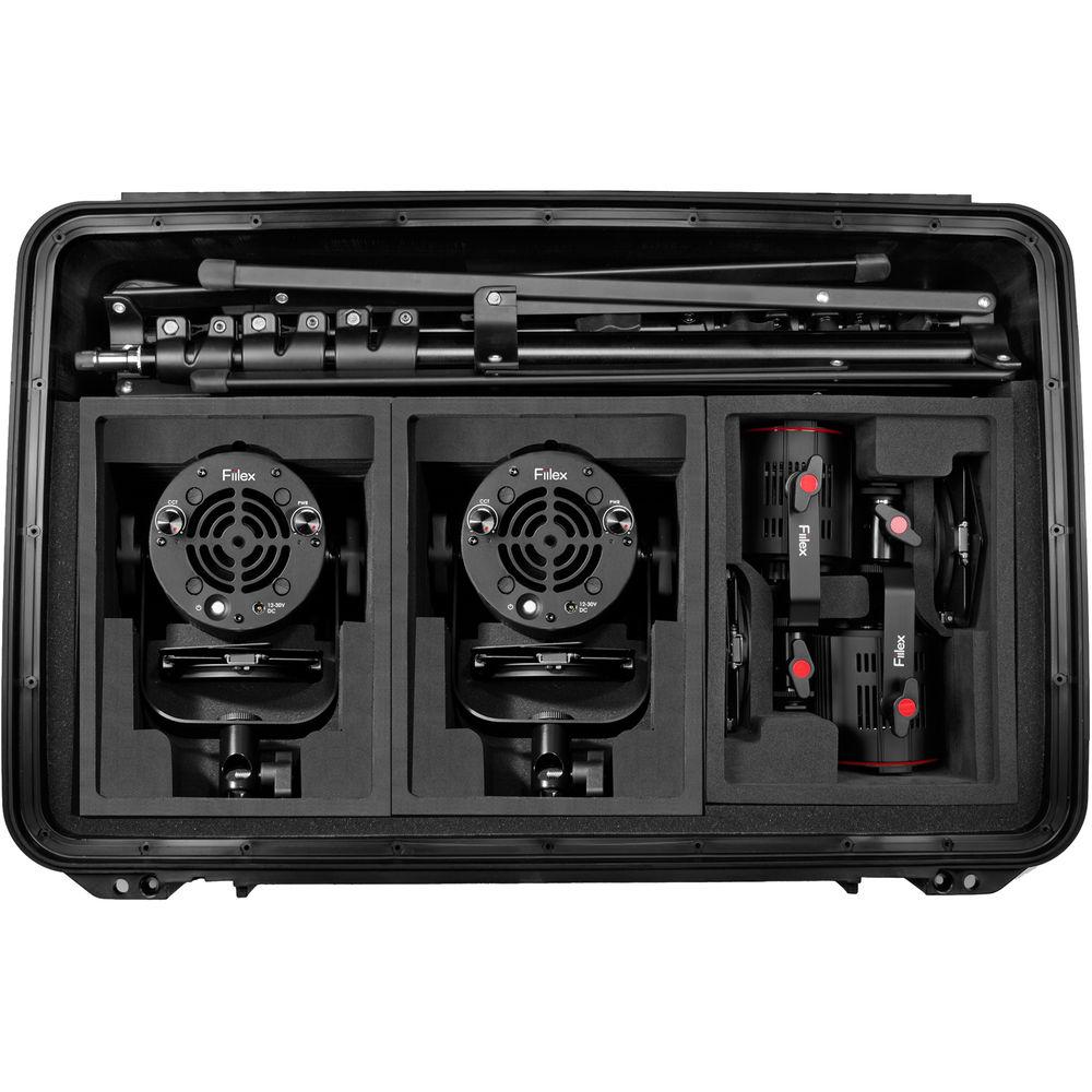 Fiilex K411 Classic 4-Light Interview Travel Kit