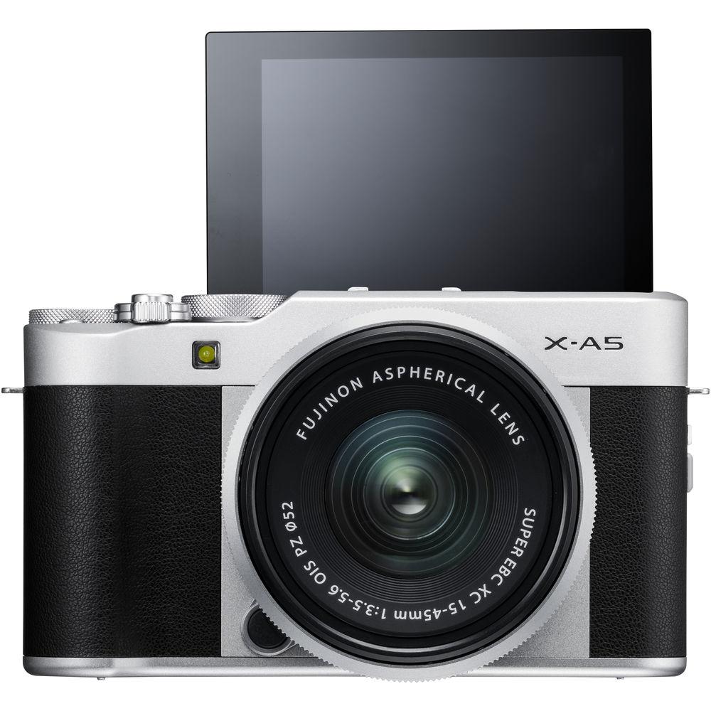 FUJIFILM X-A5 Mirrorless Digital Camera with 15-45mm Lens