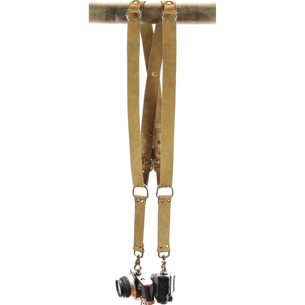 Funk Plus Suede Leather Snap Back Harness with 1.5" Wide Straps and D-Rings