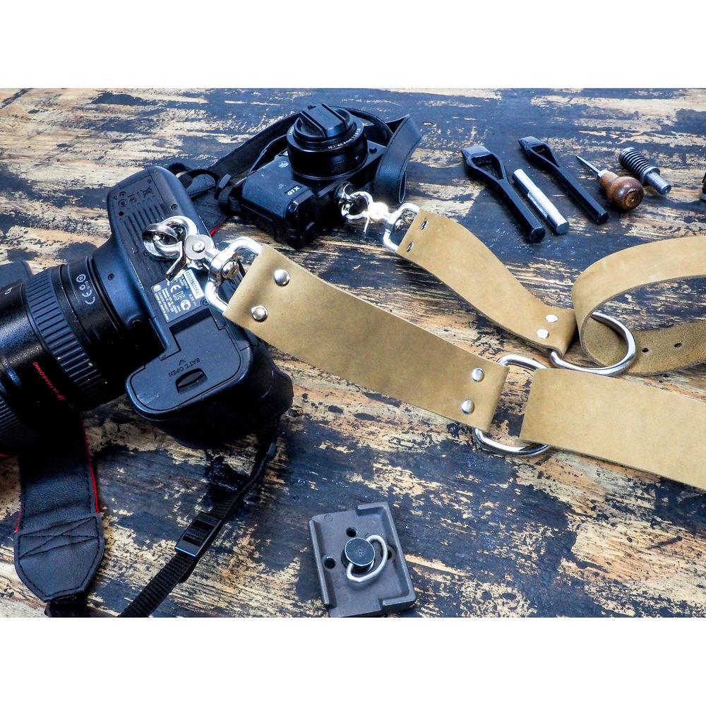 Funk Plus Suede Leather Snap Back Harness with 1.5" Wide Straps and D-Rings