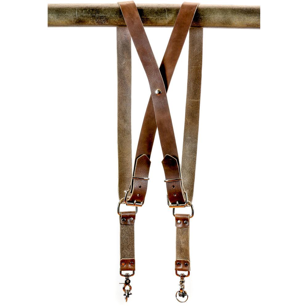 Funk Plus Water Buffalo Leather Snap Back Harness with 1.5" Wide Straps