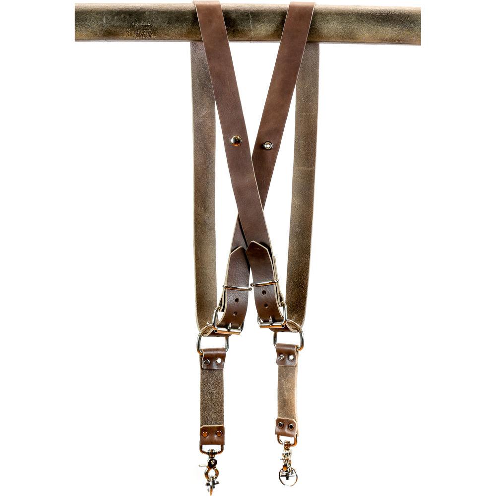 Funk Plus Water Buffalo Leather Snap Back Harness with 1.5" Wide Straps