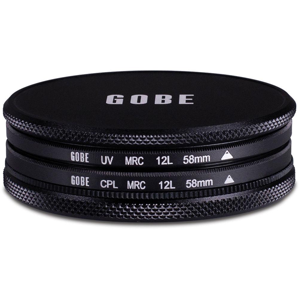 Gobe 58mm The Duet 1Peak UV and Circular Polarizer Filter Kit