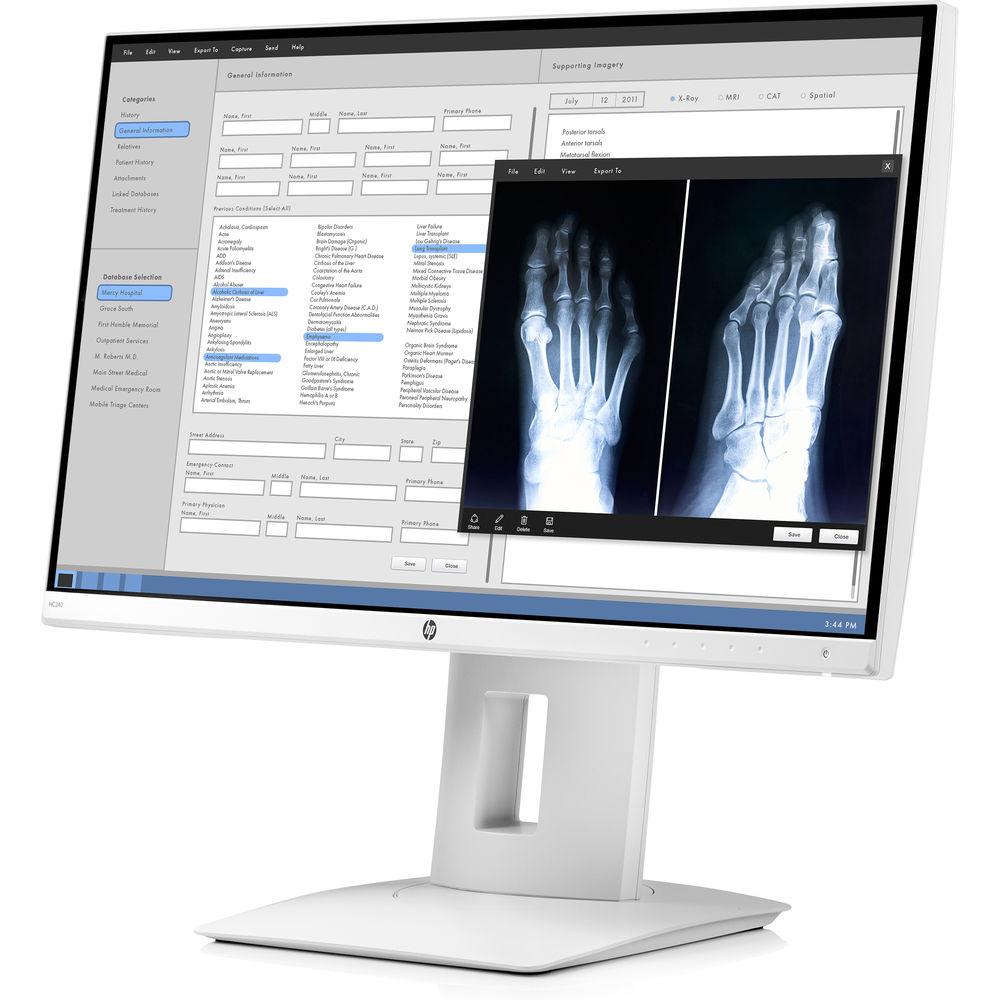 HP HC240 24" 16:10 Healthcare Edition IPS Monitor