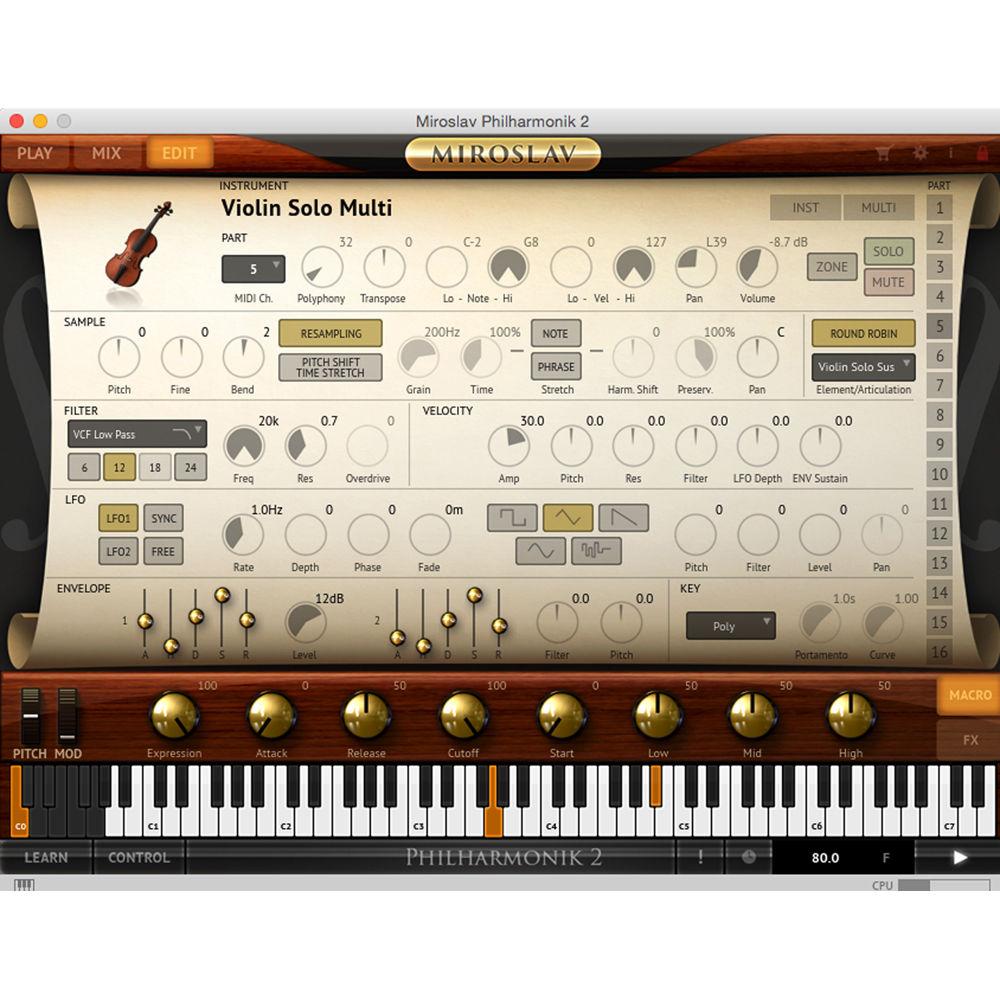 IK Multimedia Miroslav Philharmonik 2 - Virtual Instrument Collection
