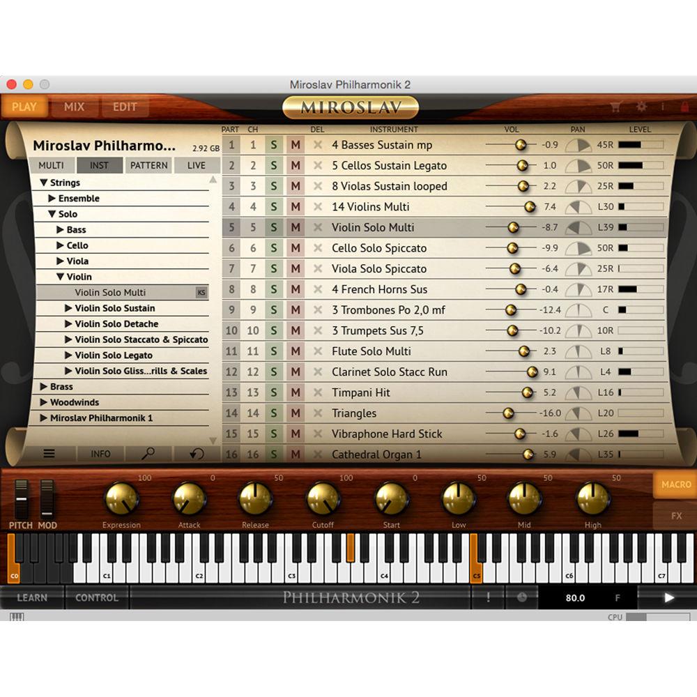IK Multimedia Miroslav Philharmonik 2 - Virtual Instrument Collection
