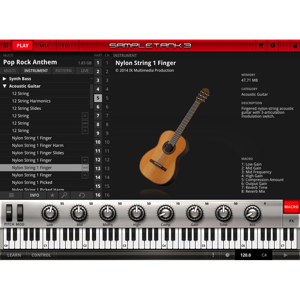 IK Multimedia SampleTank MAX - Sample-Based Virtual Instrument Bundle