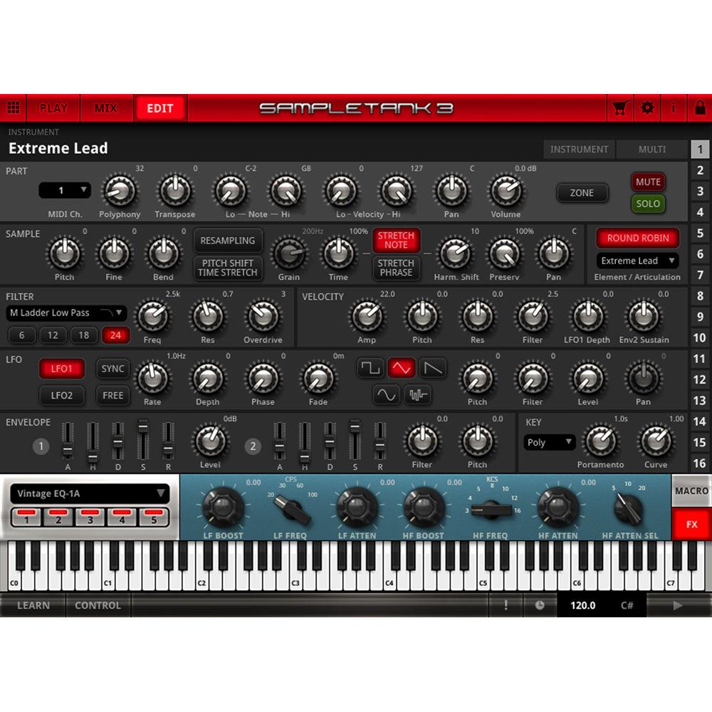 IK Multimedia SampleTank MAX - Sample-Based Virtual Instrument Bundle
