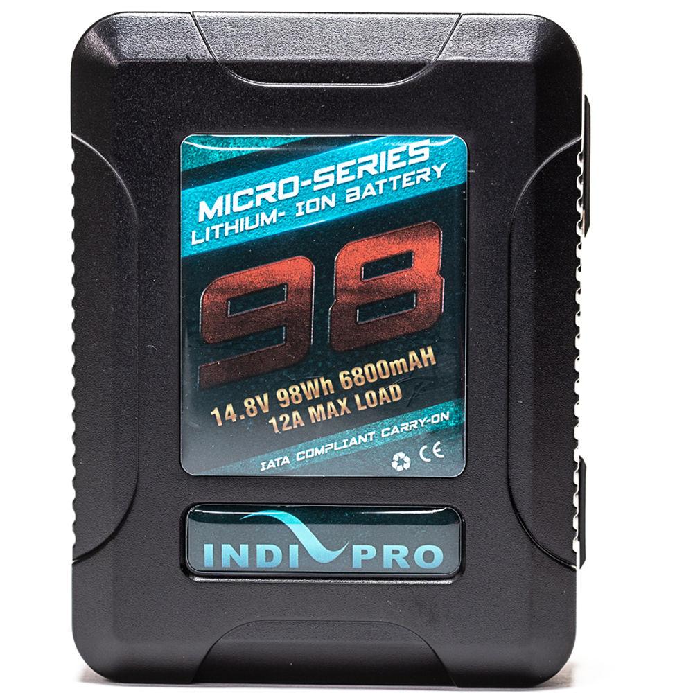 IndiPRO Tools Micro-Series 98Wh Li-Ion Gold Mount Battery and D-Tap Pro Charger Kit