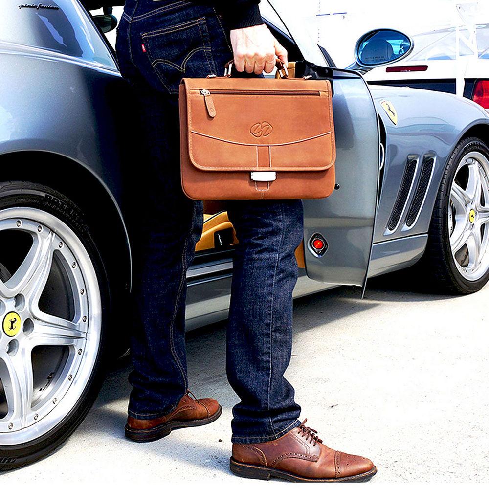 MacCase Premium Leather Briefcase for iPad Pro 12.9