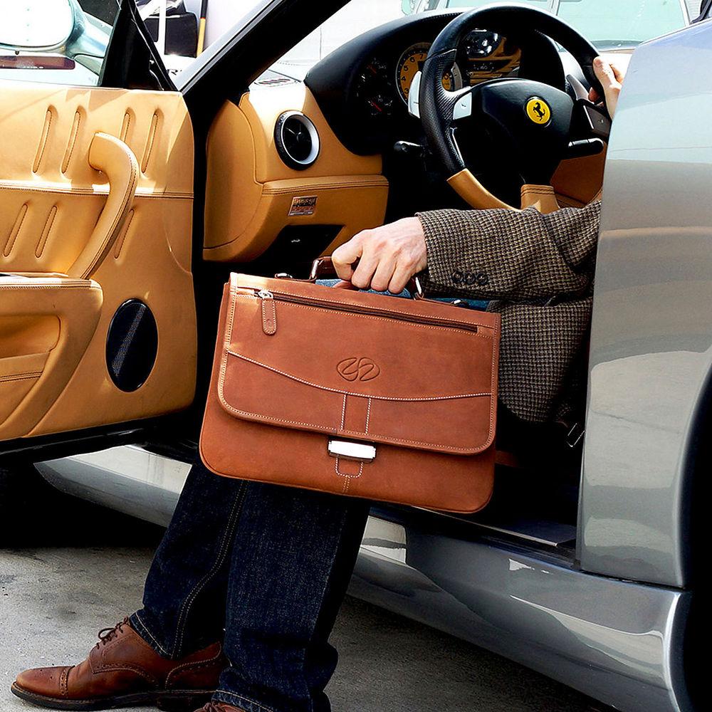 MacCase Premium Leather Briefcase for iPad Pro 12.9