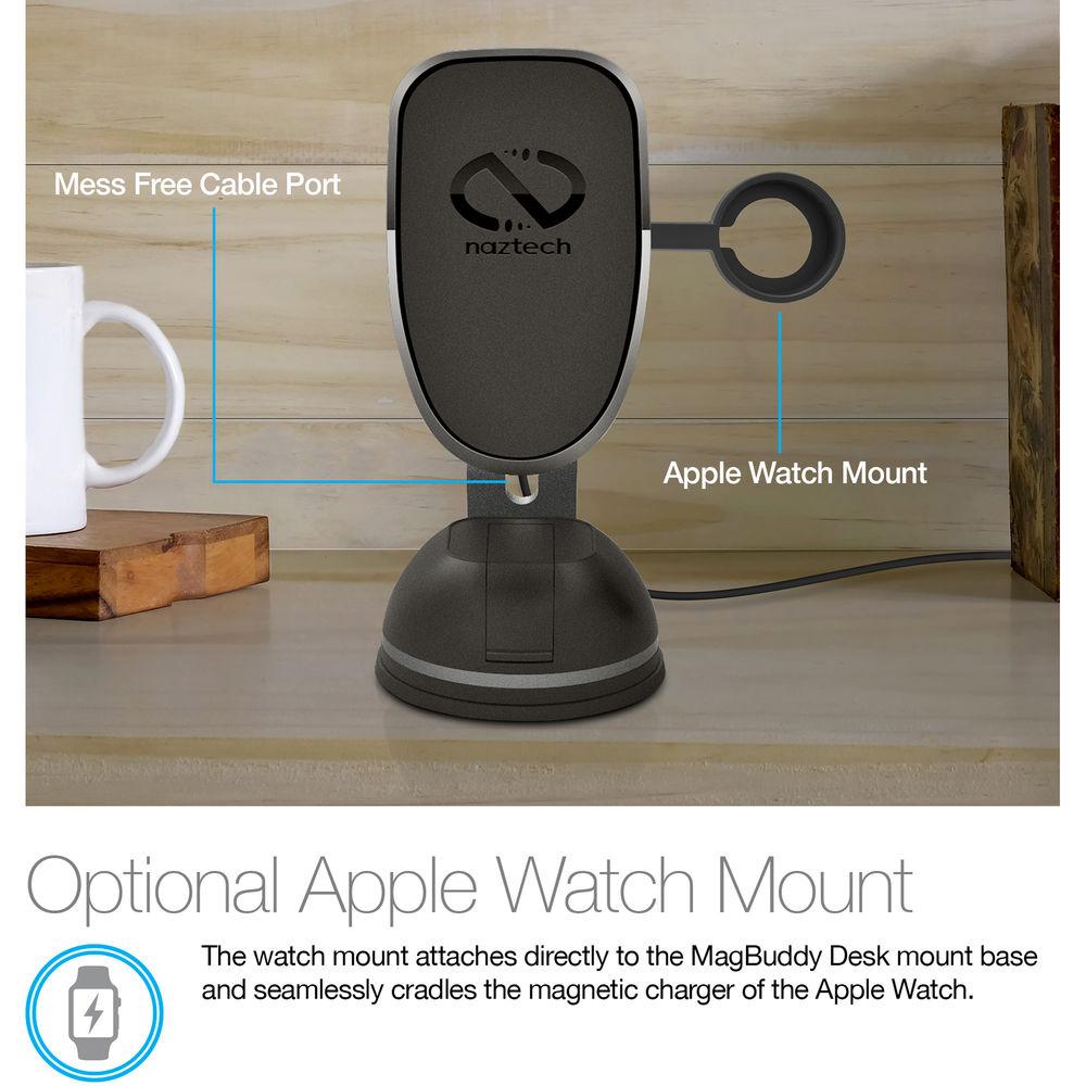 Naztech MagBuddy Wireless Charger Desk Mount